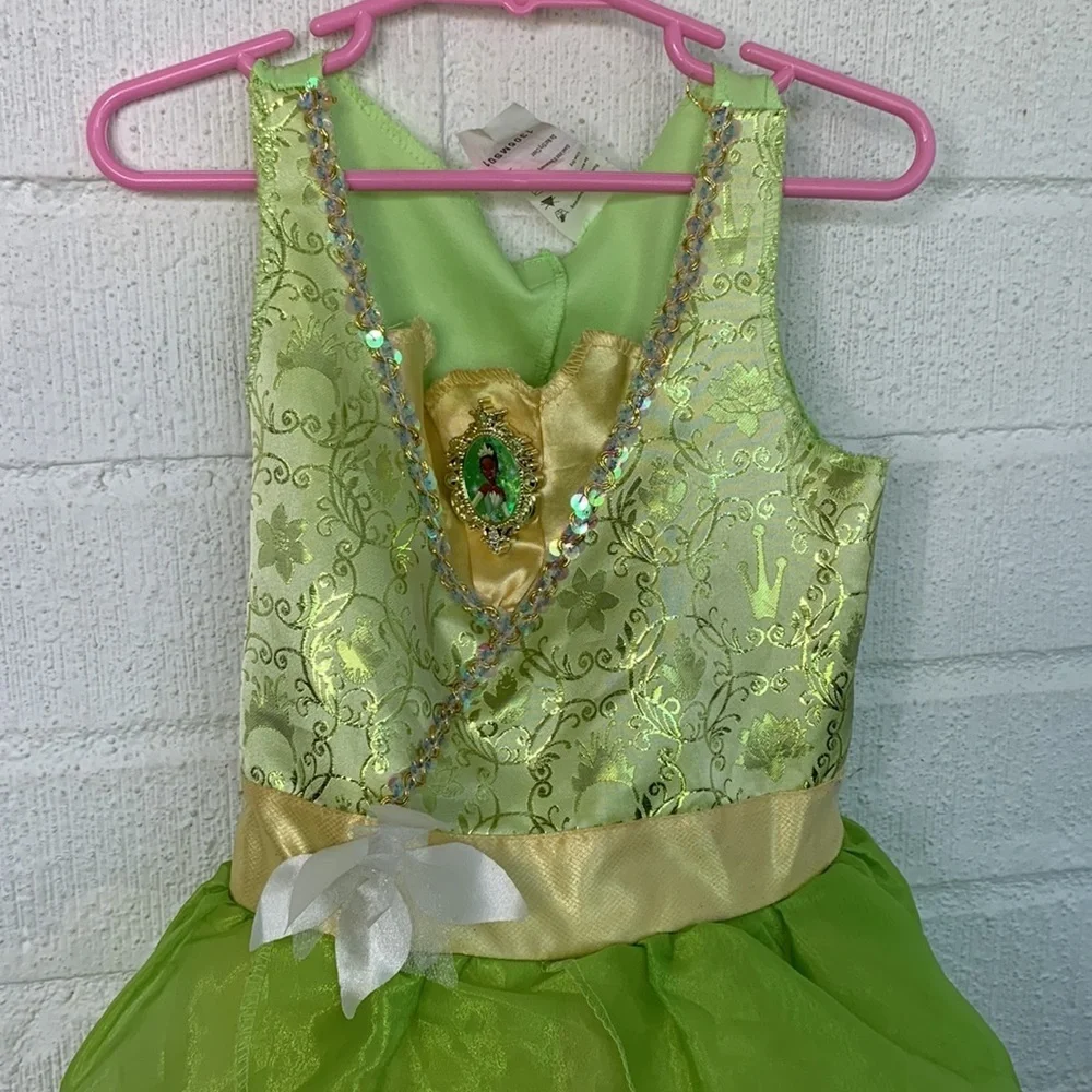 Disney Tiana Princess Costume Dress size 4-6X